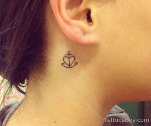 Anchor Heart Tattoo 