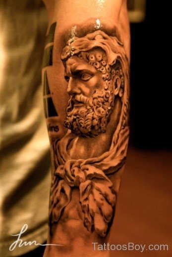 Apollo God Tattoo Design