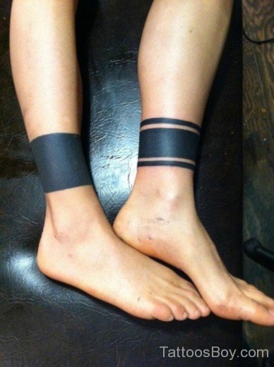 Armband Tattoo On Ankle