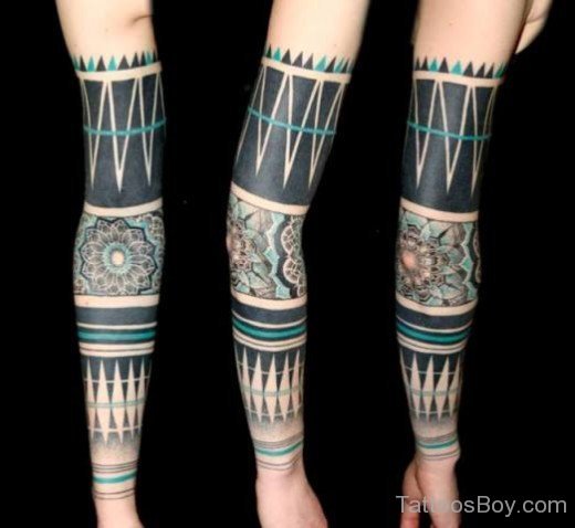 Armband Tattoo On Full Sleeve