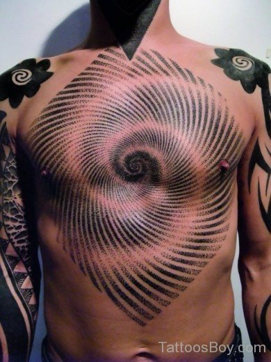 Unique Chest Tattoo