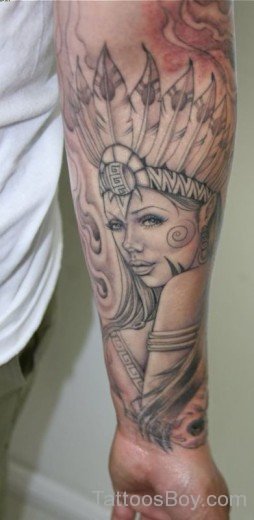 Warrior Tattoo On Wrist 