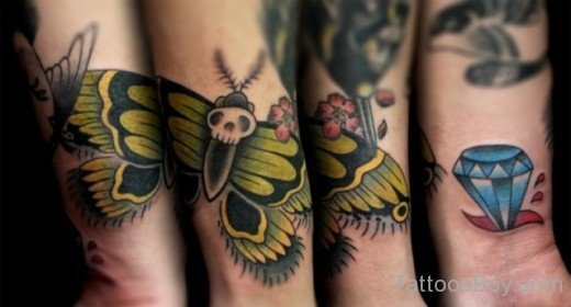 Beautiful Butterfly Tattoo Design