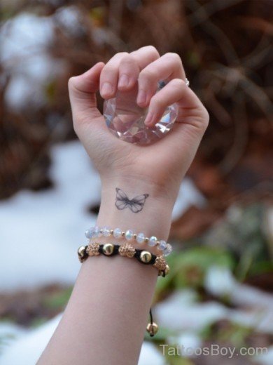 Butterfly Tattoo On Wrist