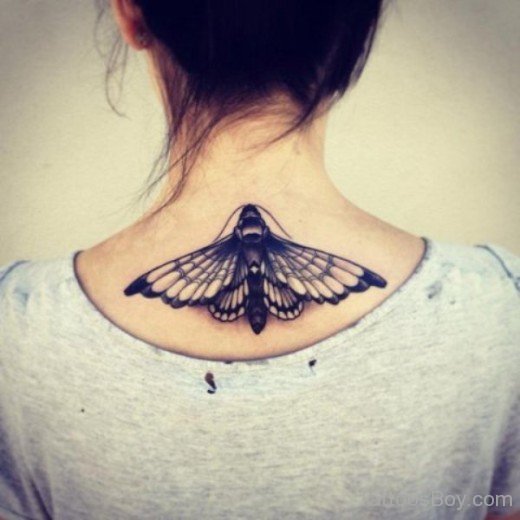 Butterfly Tattoo On Back 