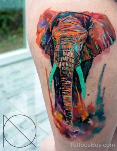  Elephnat Tattoo