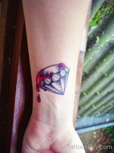 Diamond Tattoo Design On Wrist-TB1035-TB1065