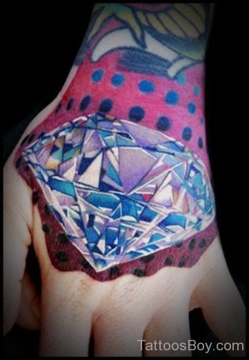 Diamond Tattoo On Hand