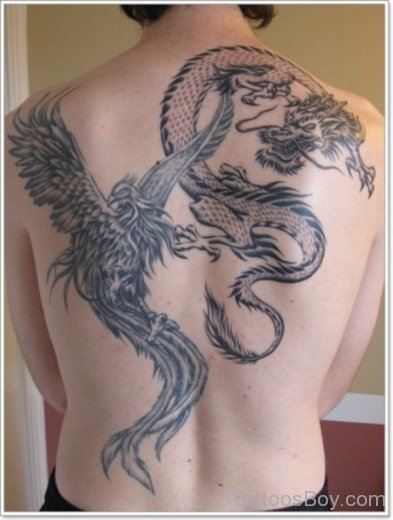 Dragon And Phoenix Tattoo