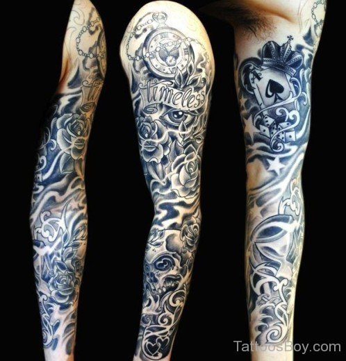 Nice Full Sleeve Tattoo