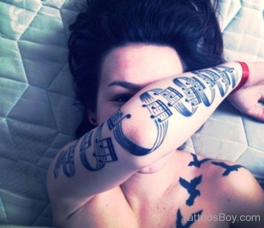 Music Rhymes Tattoo