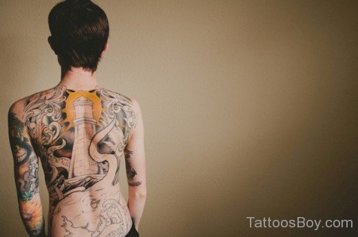 Nice Back Tattoo