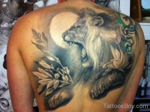 Roaring Lion Tattoo Design