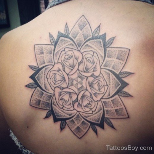 Rose Mandala Tattoo Design