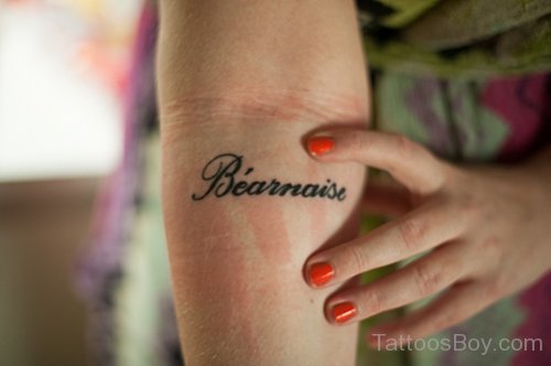 Wording Tattoo