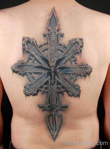 Schiena Tattoo On Back-TB1090-TB1161