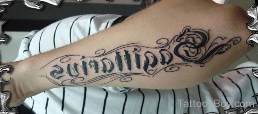 Ambigram Tattoo