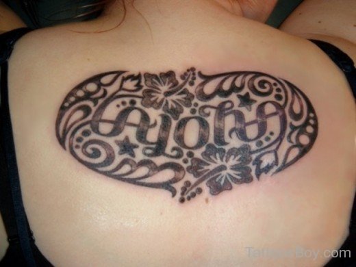 Ambigram Tattoo On Back