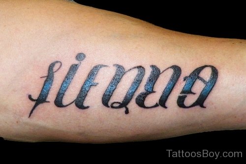 Ambigram Tattoo