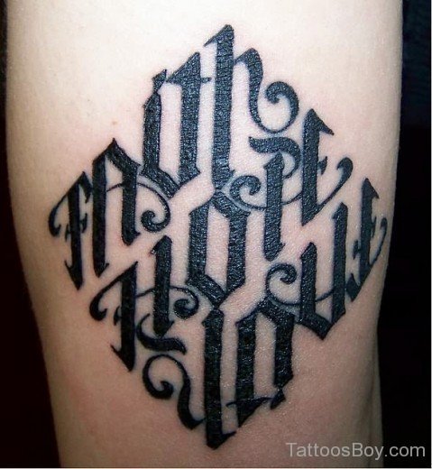 Ambigram Tattoo