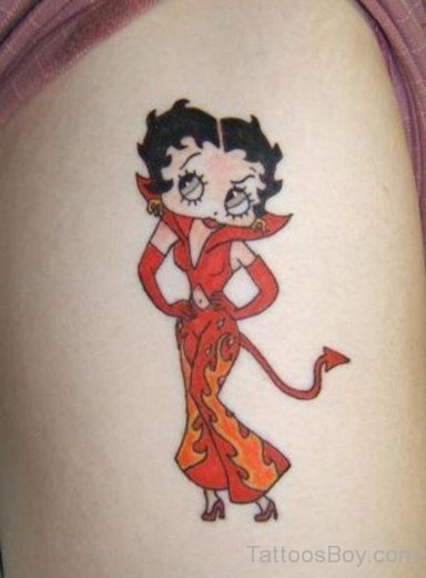 Angel  Betty Boop Tattoo