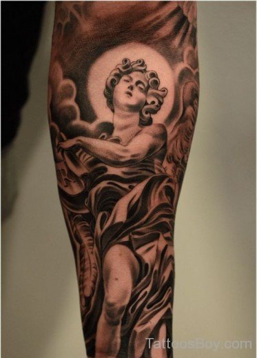 Angel Tattoo On Arm