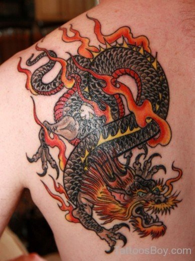 Asian Dragon Tattoo