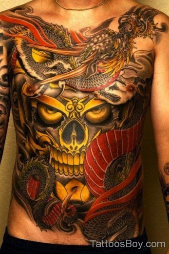 Attractive Chest Tattoo