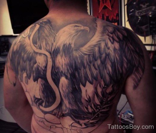 Attractive Eagle Tattoo Design 