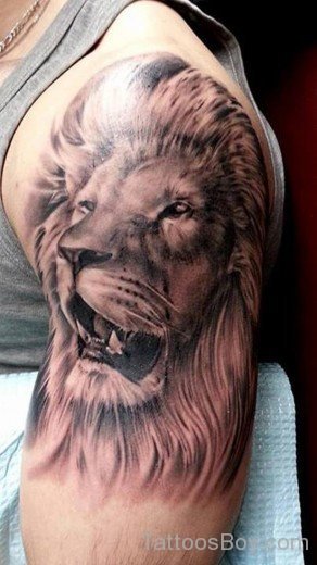 Attractive Lion Tattoo Design