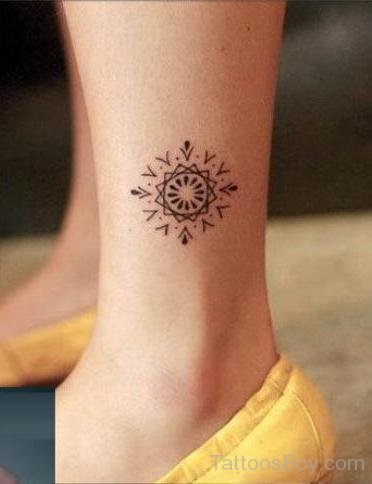 Elegant Ankle Tattoo