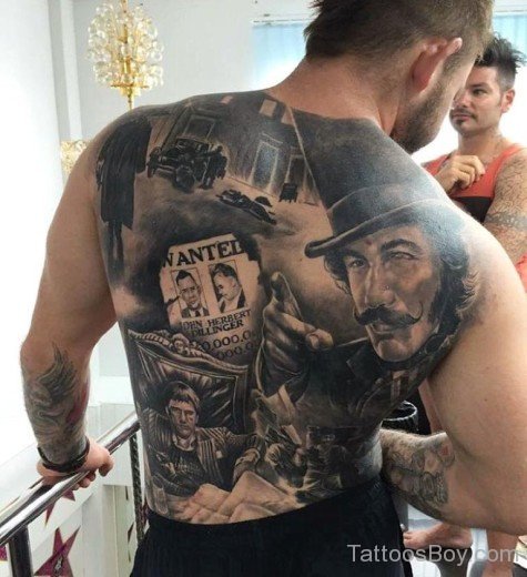 Fantastic  Back Tattoo