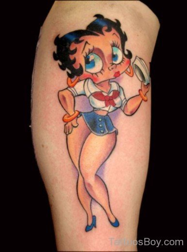 Awesome Betty Boop Tattoo