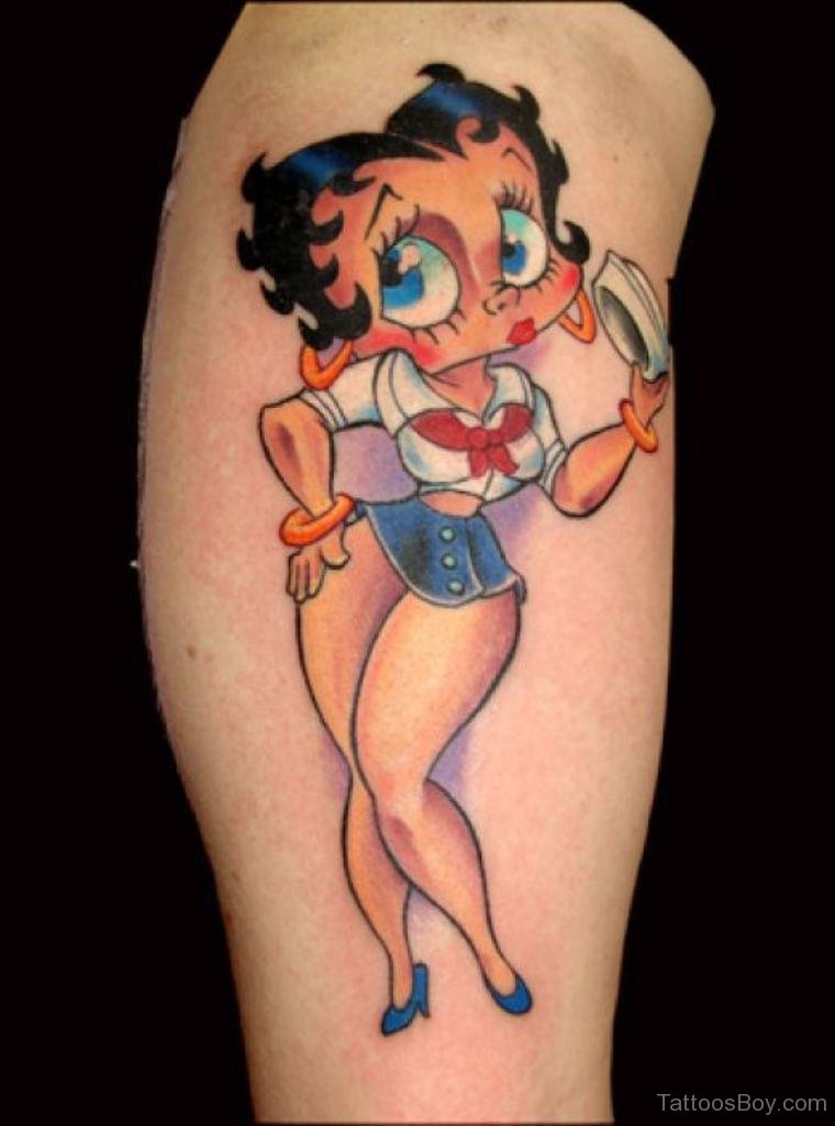 Awesome Betty Boop Tattoo.