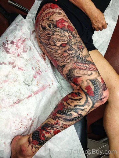 Awesome Dragon Tattoo