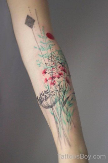 Awesome Flower Tattoo