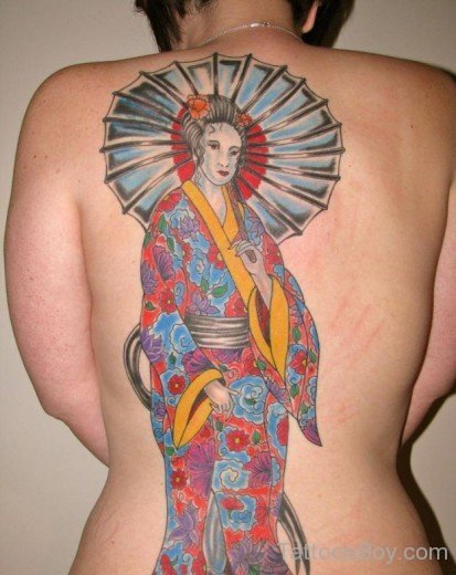 Geisha Tattoo Design