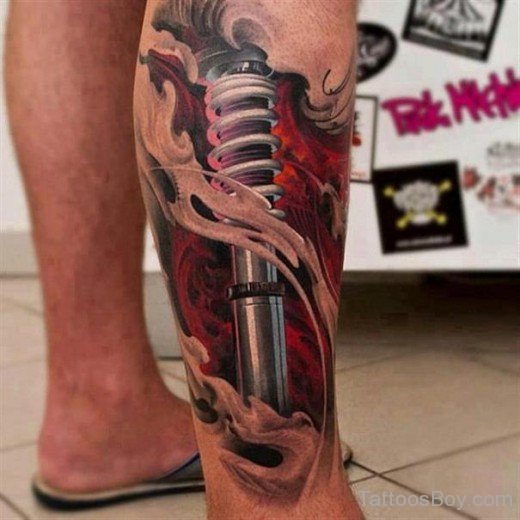 Awesone Leg Tattoo