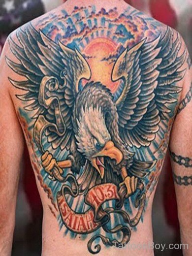 Awful Eagle Tattoo Design