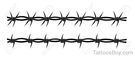 Barbed Wire Tattoo Design
