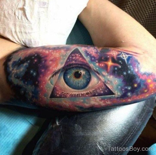 Beautiful Eye Tattoo Design