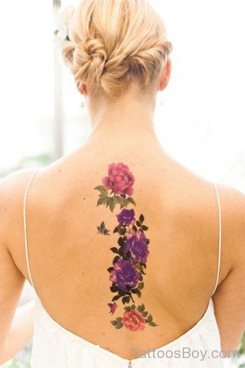 Beautiful Floral Flower Tattoo