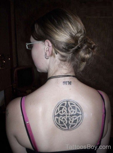 Celtic Knot Tattoo Design On Back