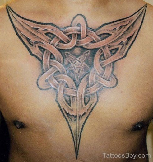 Celtic Tattoo On Chest