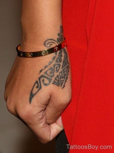 Claw Tattoo On Hand 