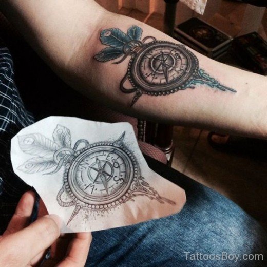 Compass Tattoo