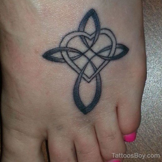 Cross Heart Tattoo