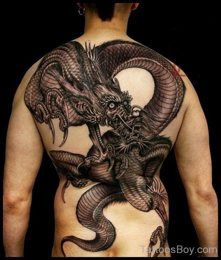 Dark Dragon Tattoo 