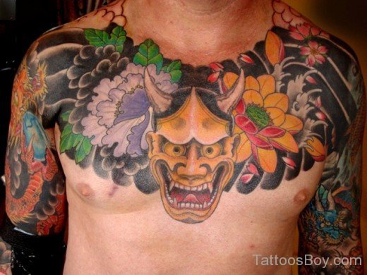 Devil Tattoo  Design On Chest