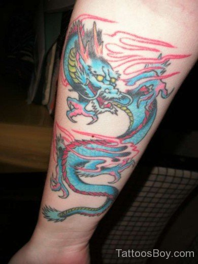 Dragon Tattoo On Arm